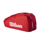 Чехол для теннисных ракеток WILSON SUPER TOUR RED 6PK 2025 (WR8036801001)