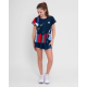 Футболка для девочек BIDI BADU New York 2024 JUNIOR CAPSLEEVE dark blue - red - blue