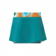 Юбка для девочек BIDI BADU Melburne 2025 Printed Wavy Jr. Skort petrol-orange