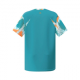 Футболка для мальчиков BIDI BADU Melbourne 2025 V-Neck Junior Tee petrol-orange