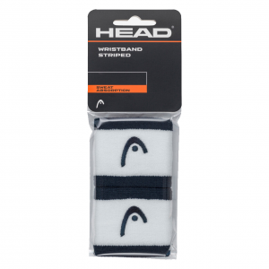 Напульсники узкие HEAD WRISTBAND STRIPED (navy-white)