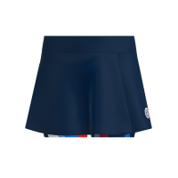 Юбка для девочек BIDI BADU New York 2024 Printed Wavy Jr. Skort dark blue - red - blue