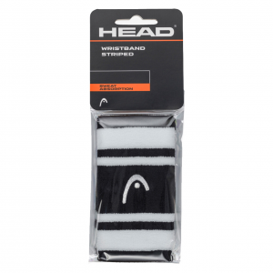 Напульсники широкие HEAD WRISTBAND STRIPED (black-white)