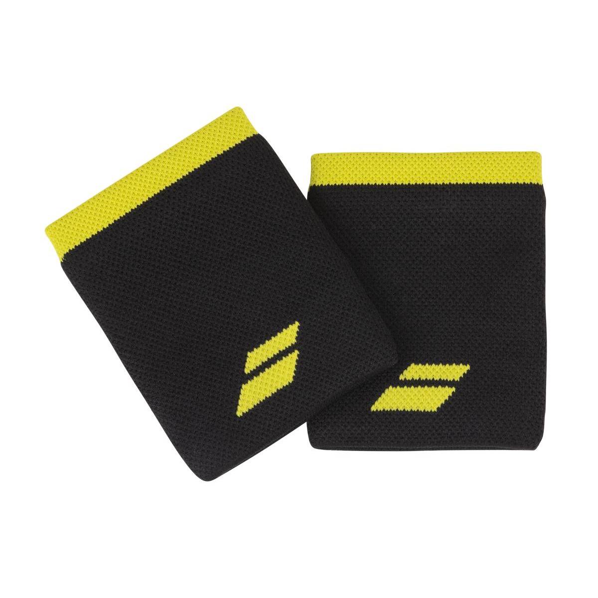 BABOLAT LOGO JUMBO WRISTBAND black yellow